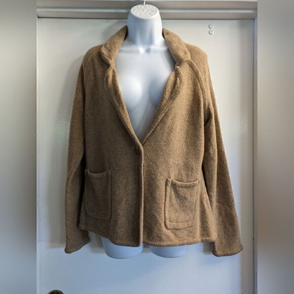 Pendleton Vintage 100% Lambs Wool Cardigan with Pockets - Picture 3 of 7